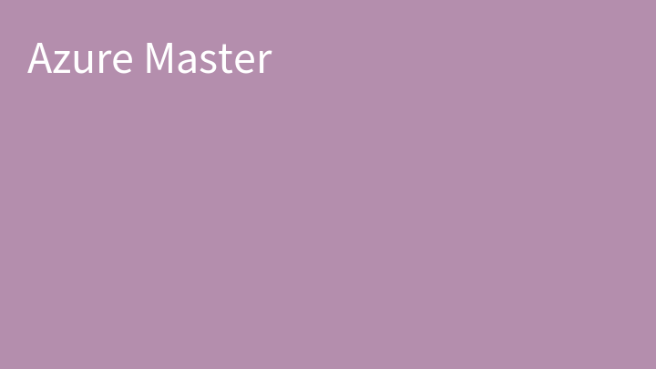 Azure Master