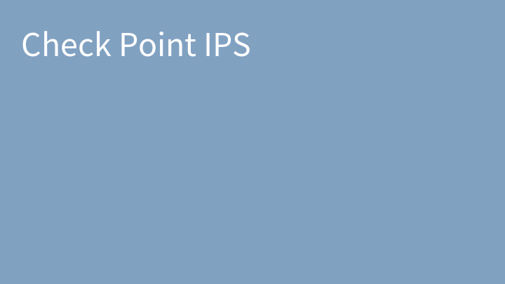 Check Point IPS
