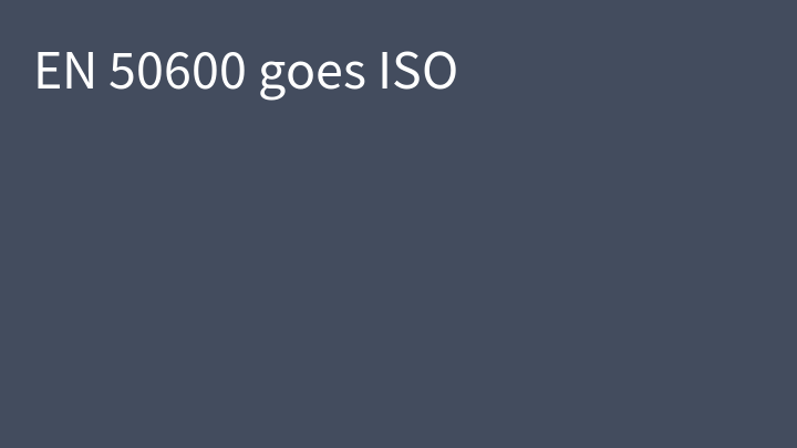 EN 50600 goes ISO